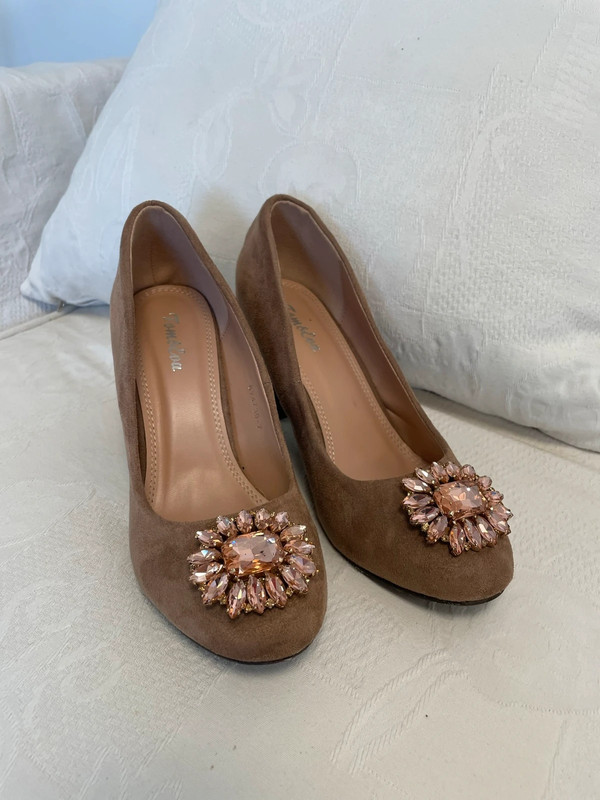 Escarpins beige, Tom & Eva, 41