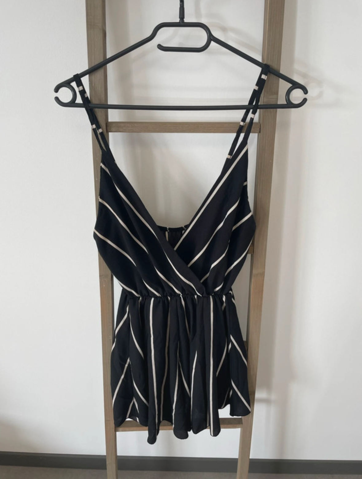 Combishort rayée noir et blanc, 36