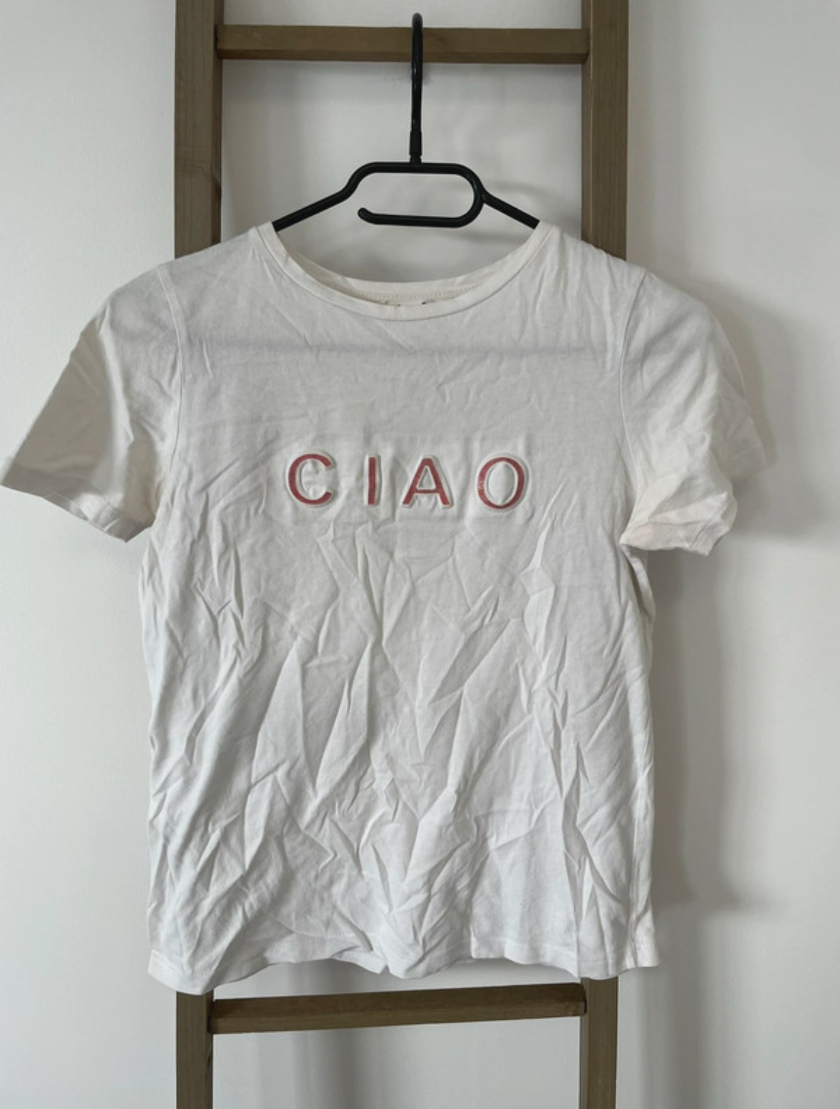 T-shirt blanc ciao, Jennyfer, S