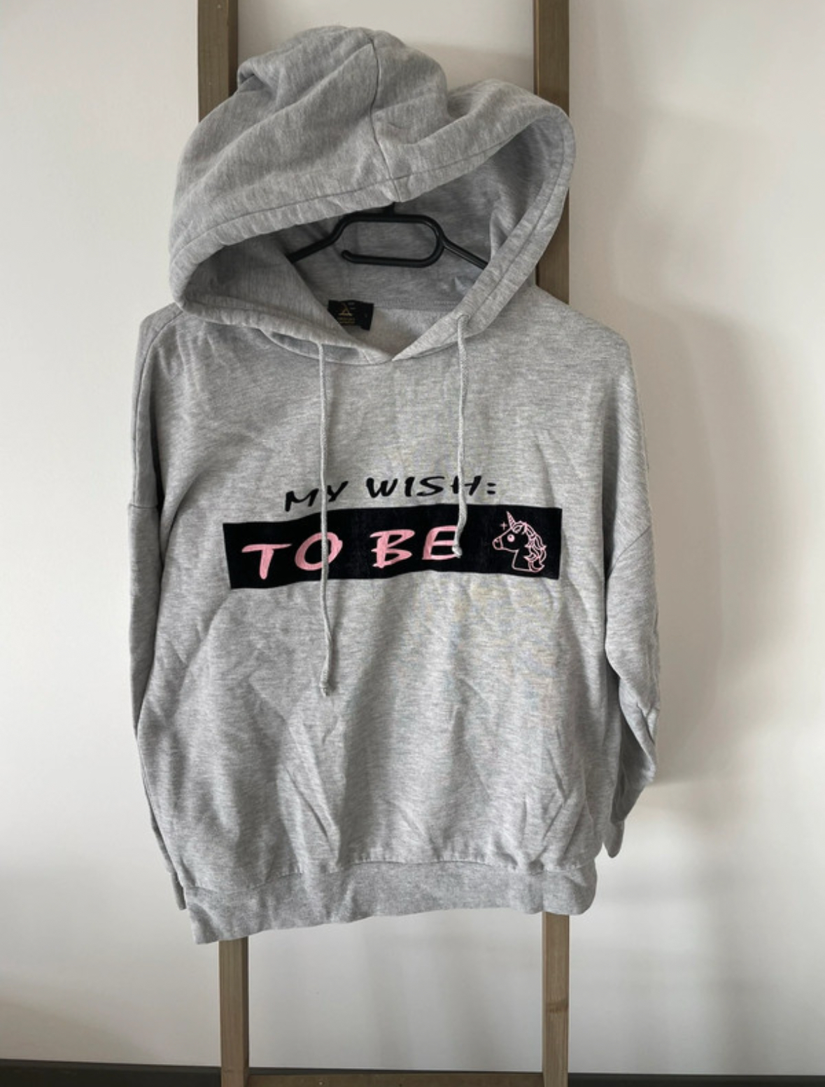 Hoodie gris et rose, Fashion Express, L