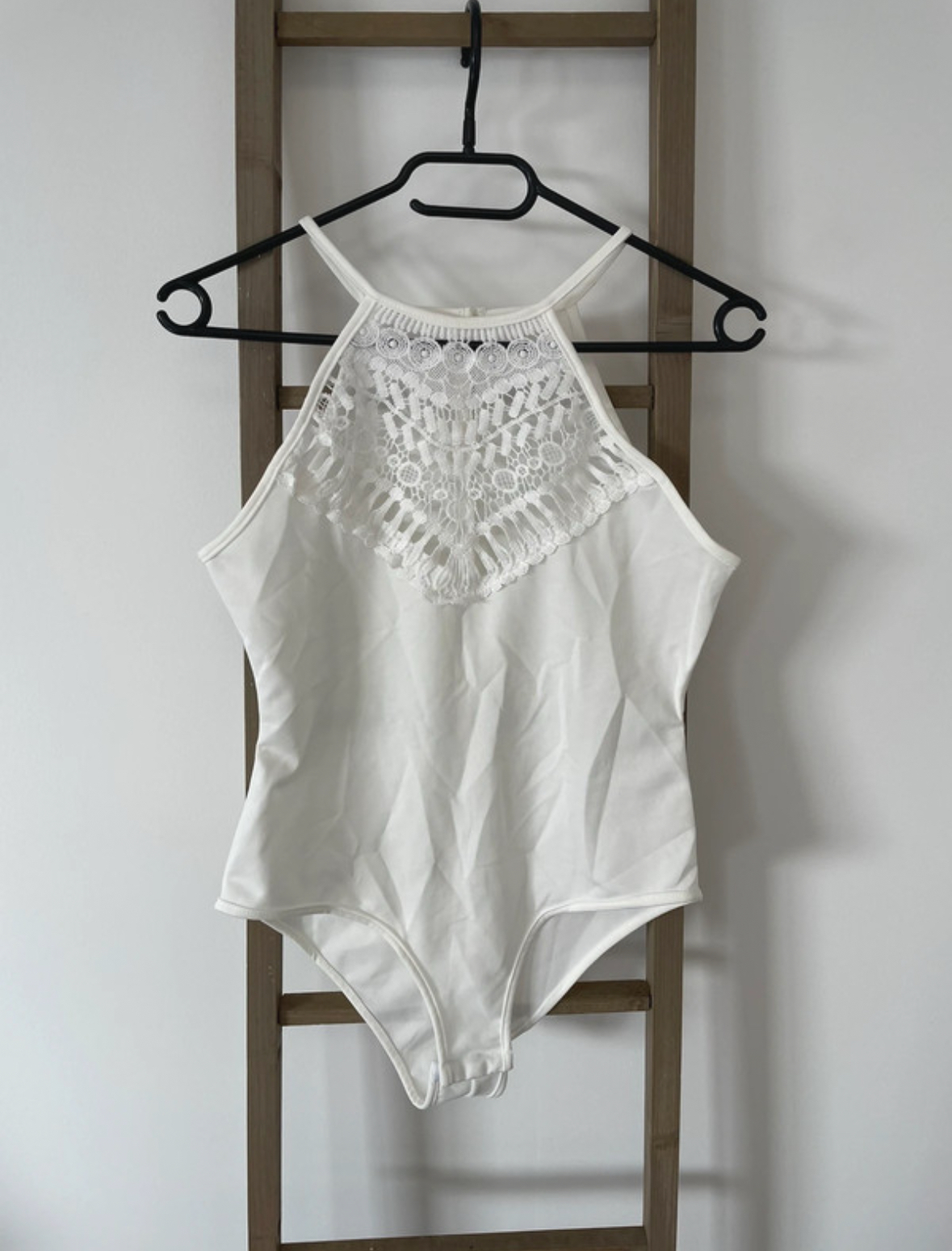 Body blanc et crochet, S