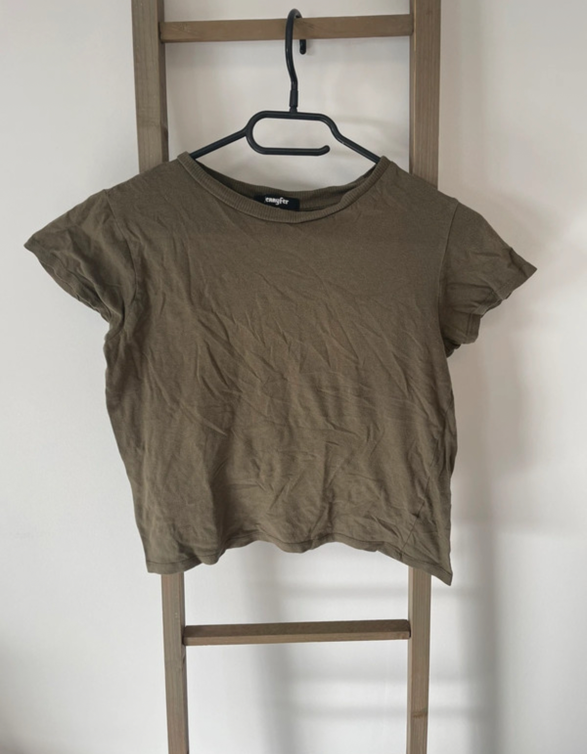T-shirt kaki court, Jennyfer, XS