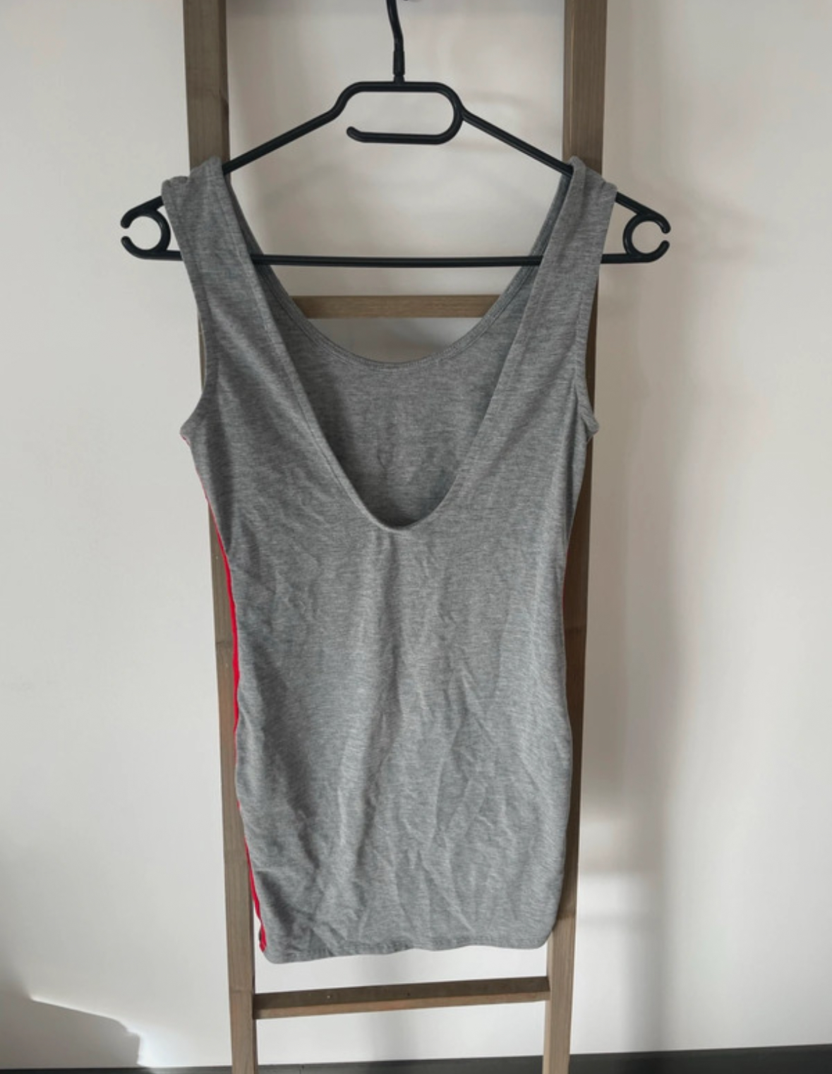 MBLA147 ROBE MOULANTE GRISE TALLY WEIJL DOS