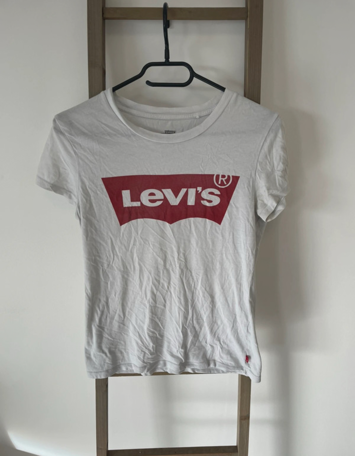 T-shirt blanc et rouge, Levi’s, XS