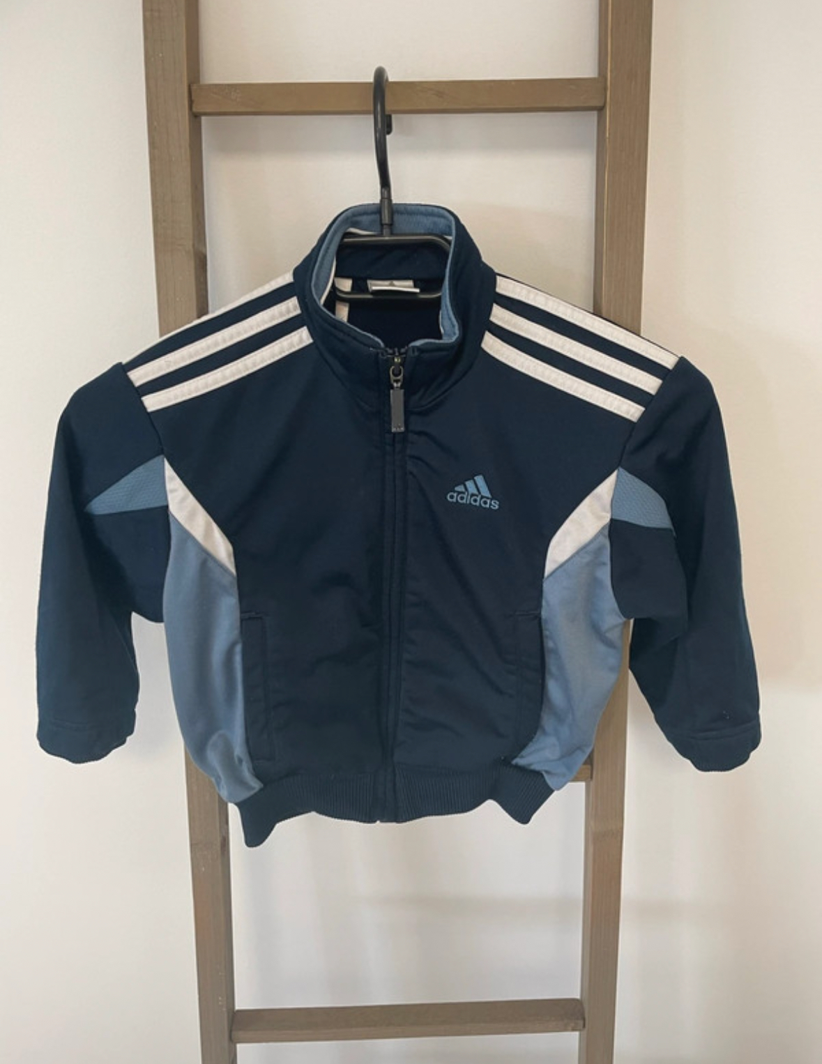 Veste de jogging bleu marine, Adidas, 4 ans