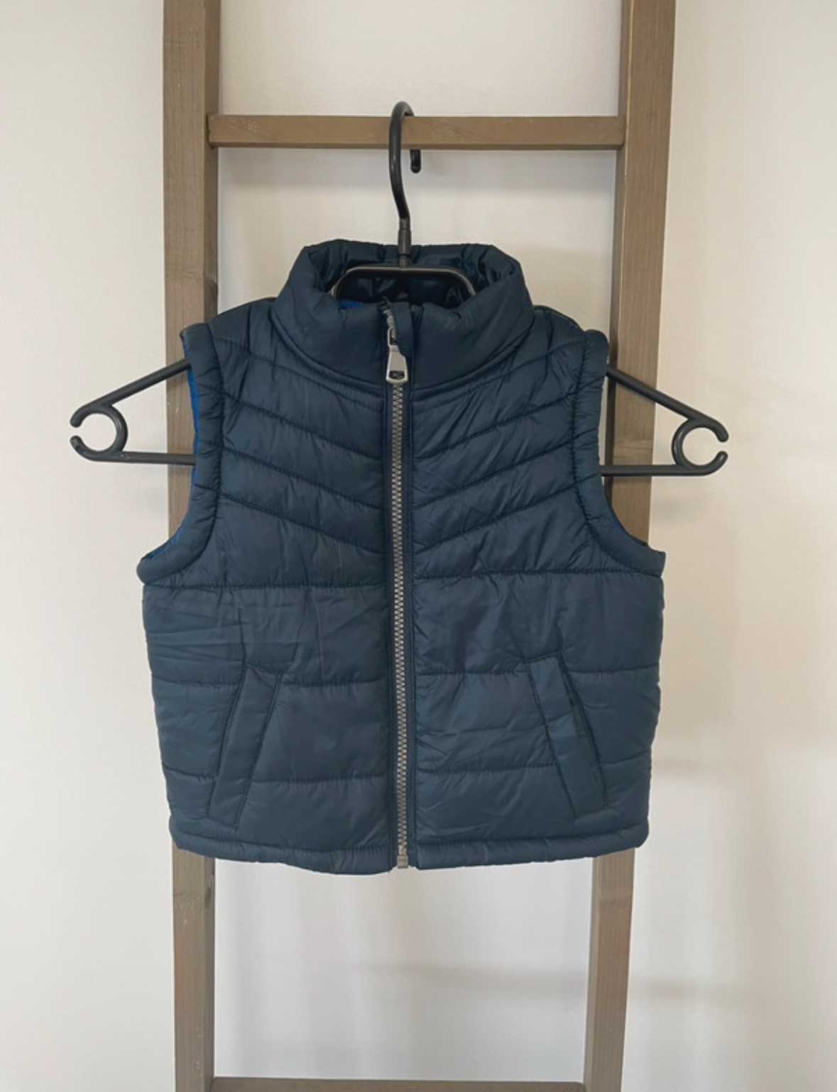 Doudoune sans manche bleu marine, In Extenso, 4 ans