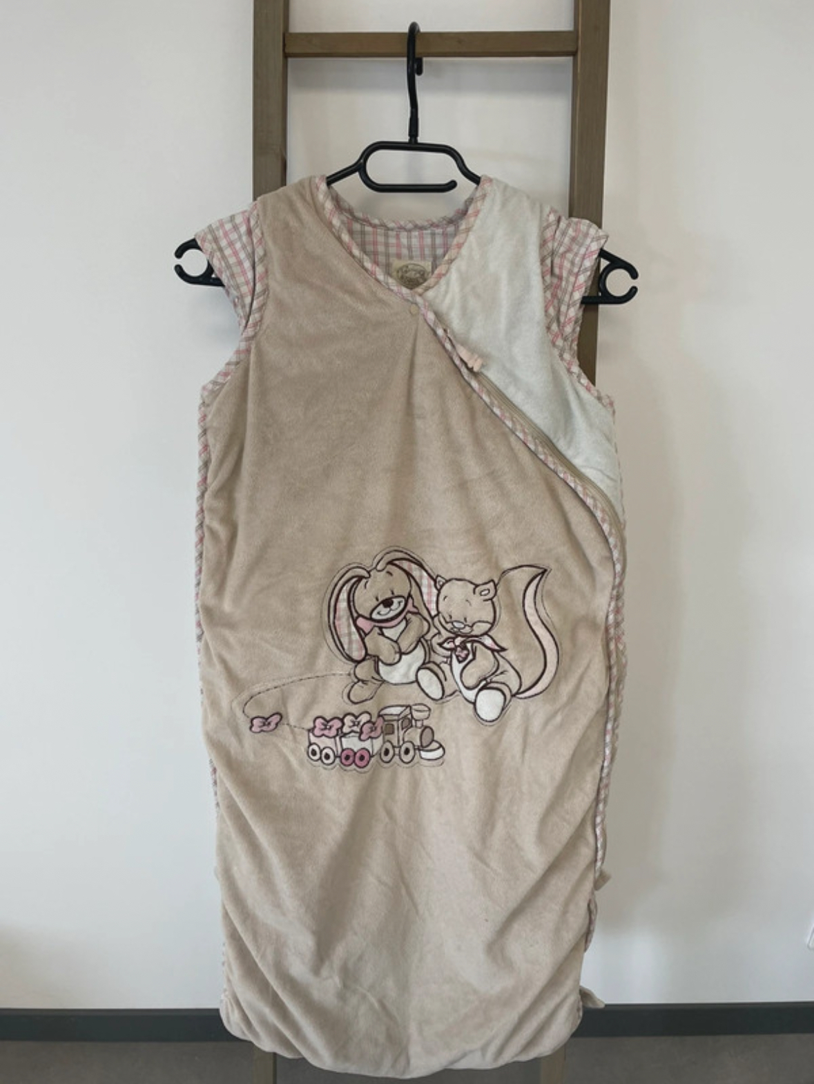 Gigoteuse beige et blanche, Noukies, 6/24 mois