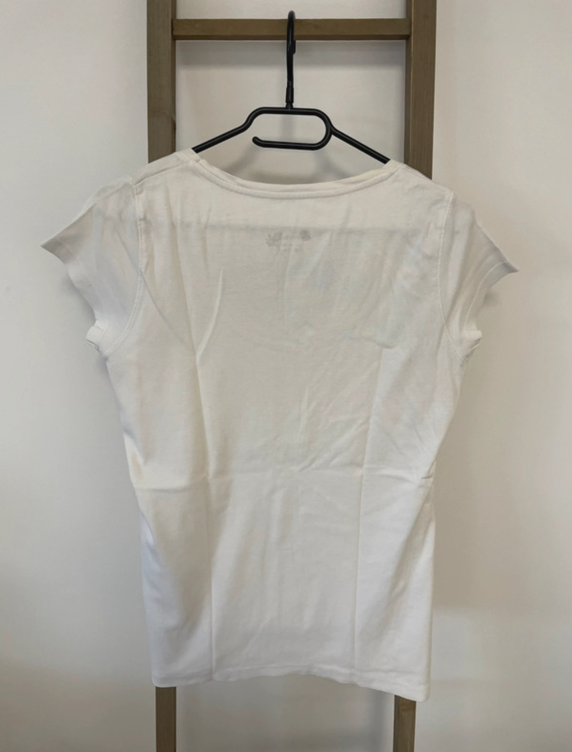 SDET123 TSHIRT BLANC COL ROND KIABI 46 48 (2)