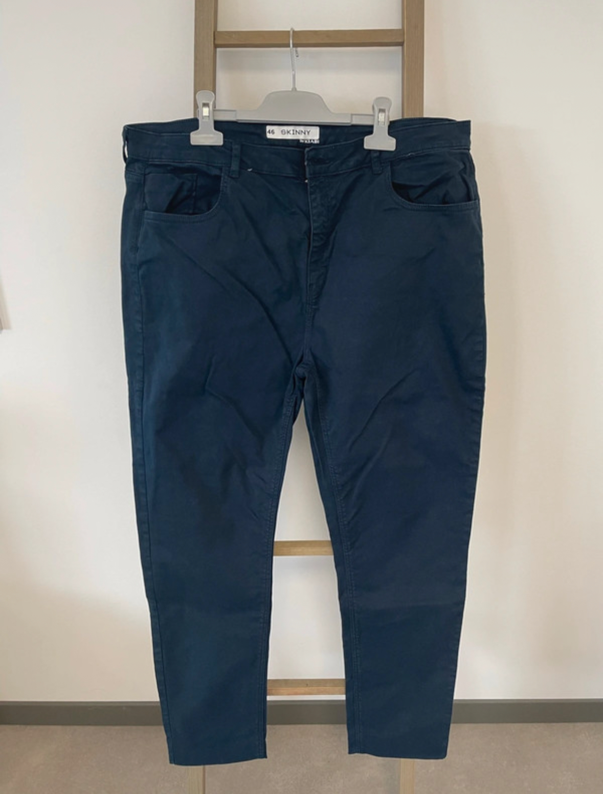 Pantalon bleu marine, Kiabi, 46