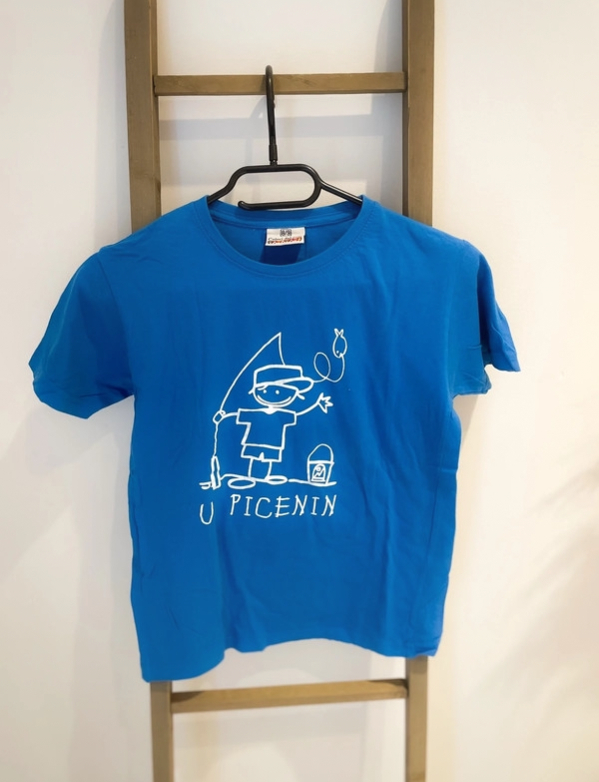 Tshirt bleu, Colori del sole, 8/9 ans