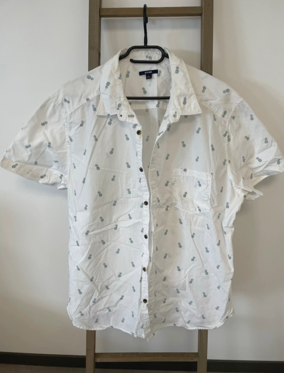 Chemise blanche ananas homme, Kiabi, XXL