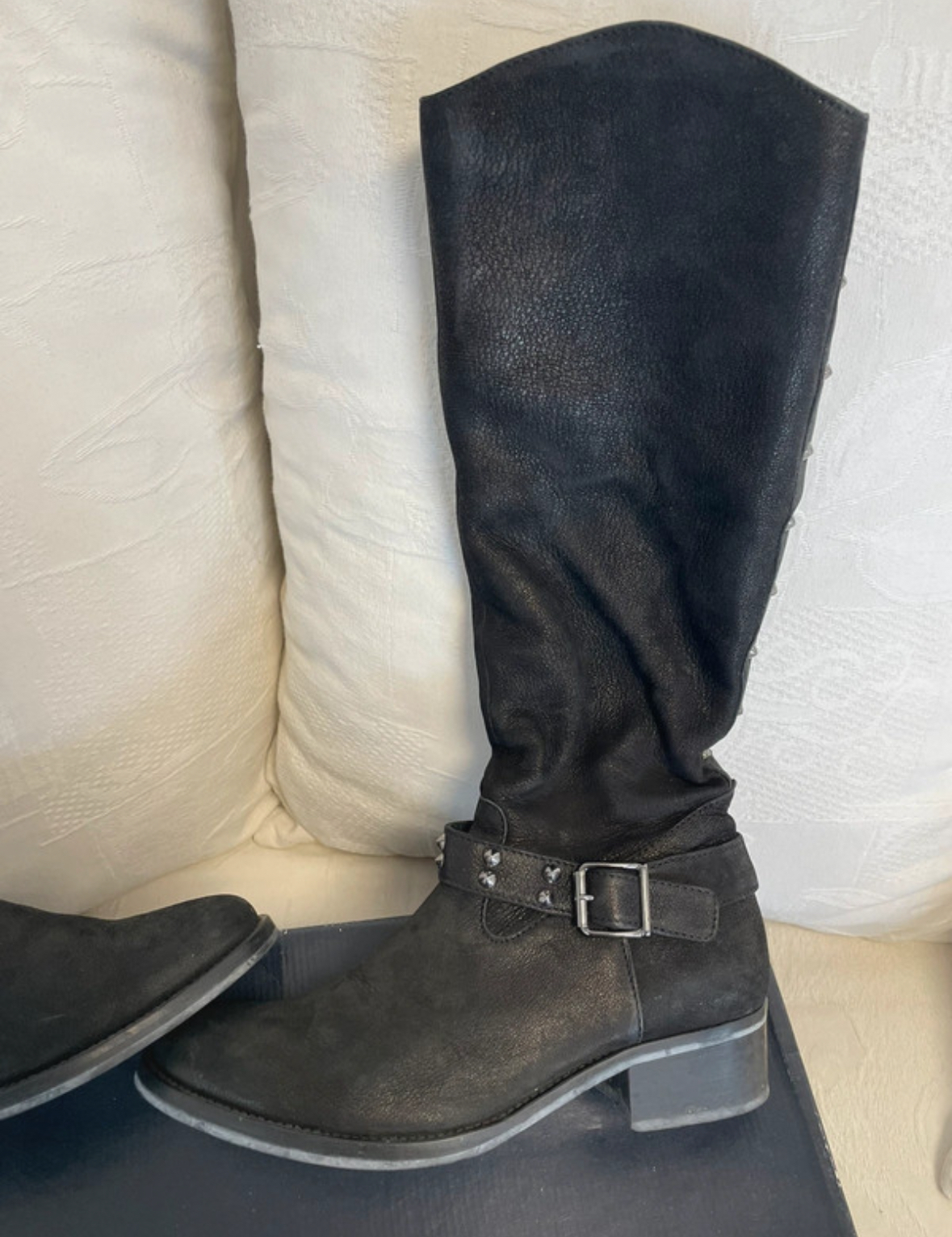 SDET177 BOTTES HAUTES NOIRES REQINS 41 COTE 1
