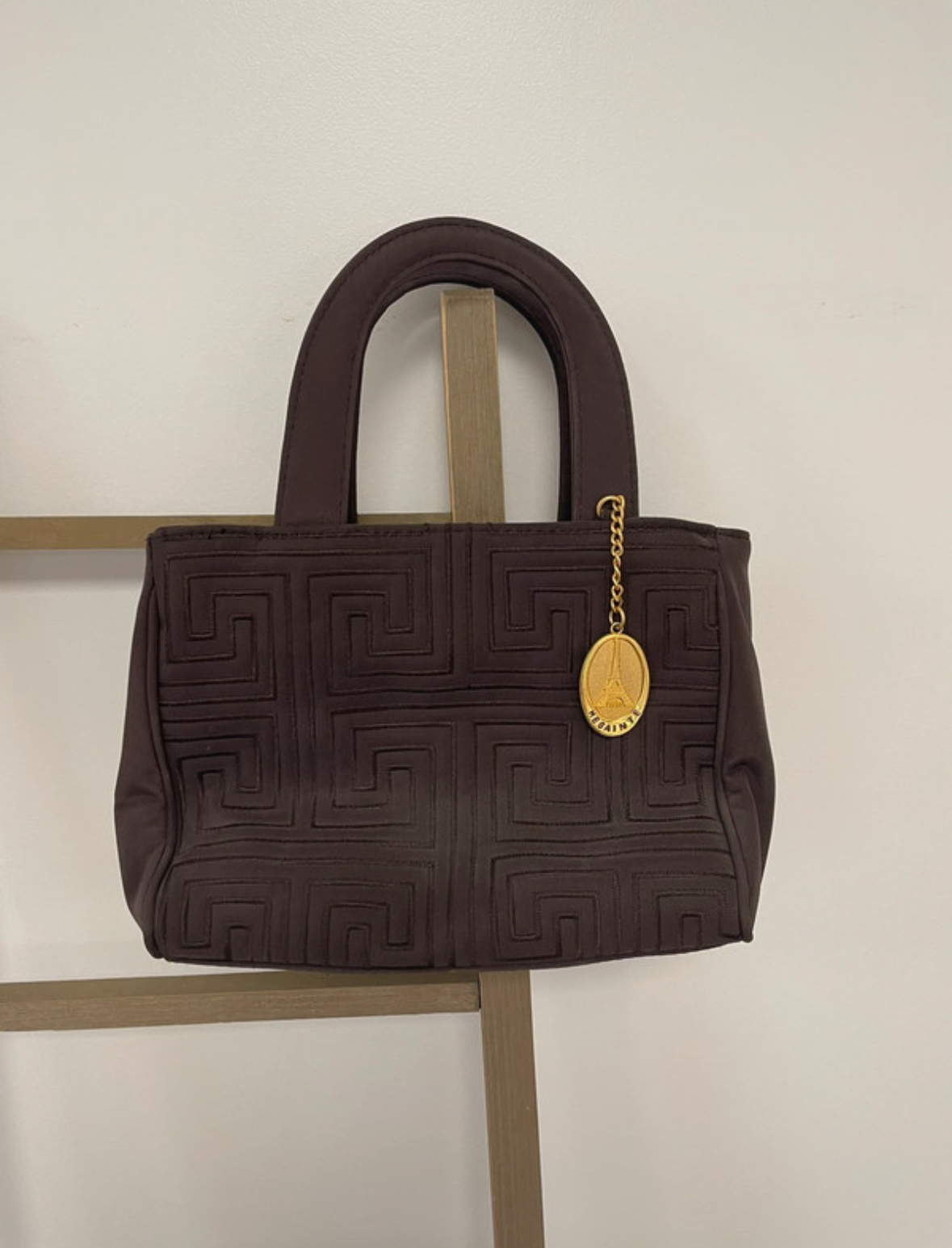 Sac à main marron porte main, Megainte