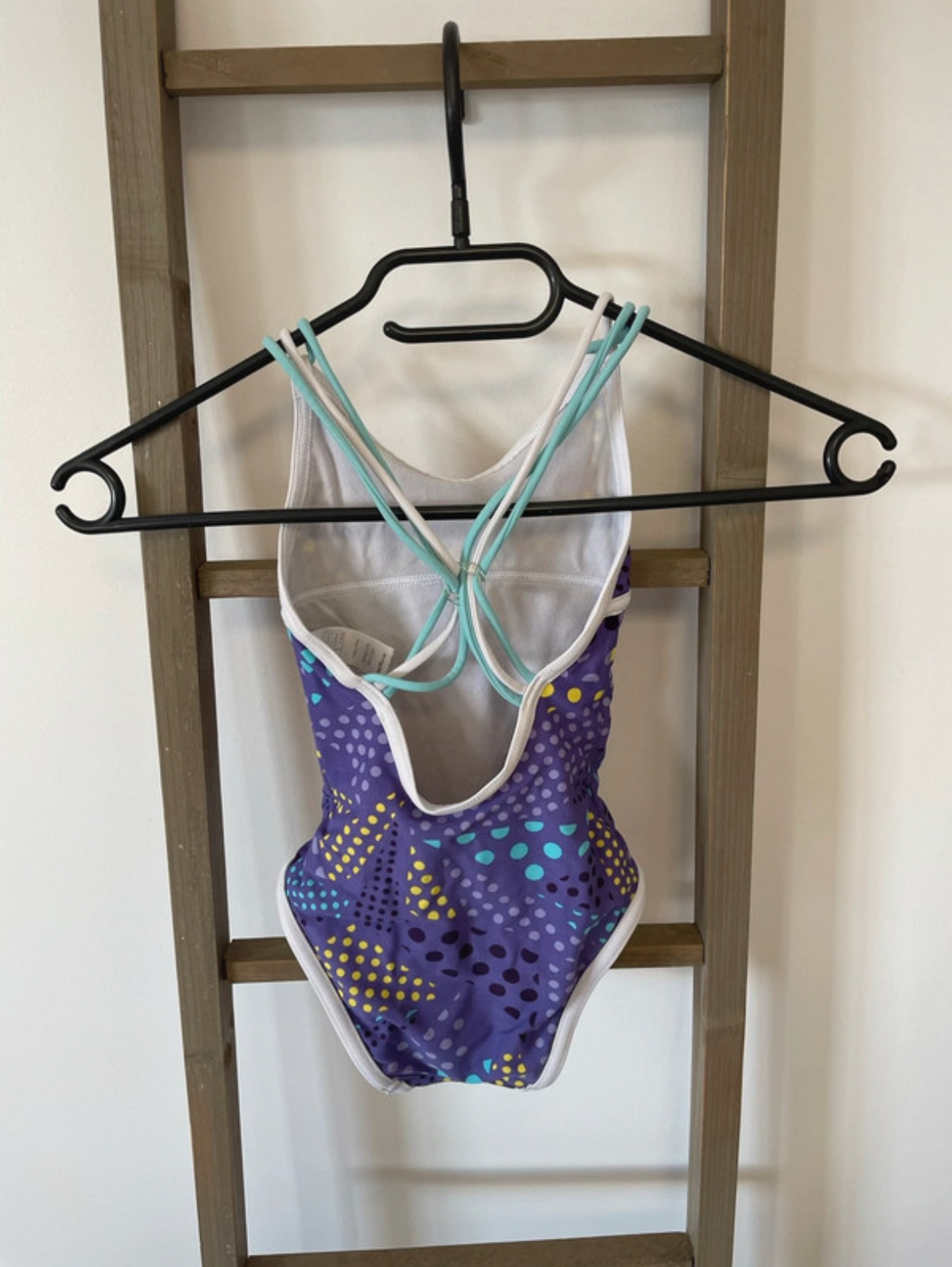 MCAL32 MAILLOT DE BAIN VIOLET NABAIJI 6 ANS DOS