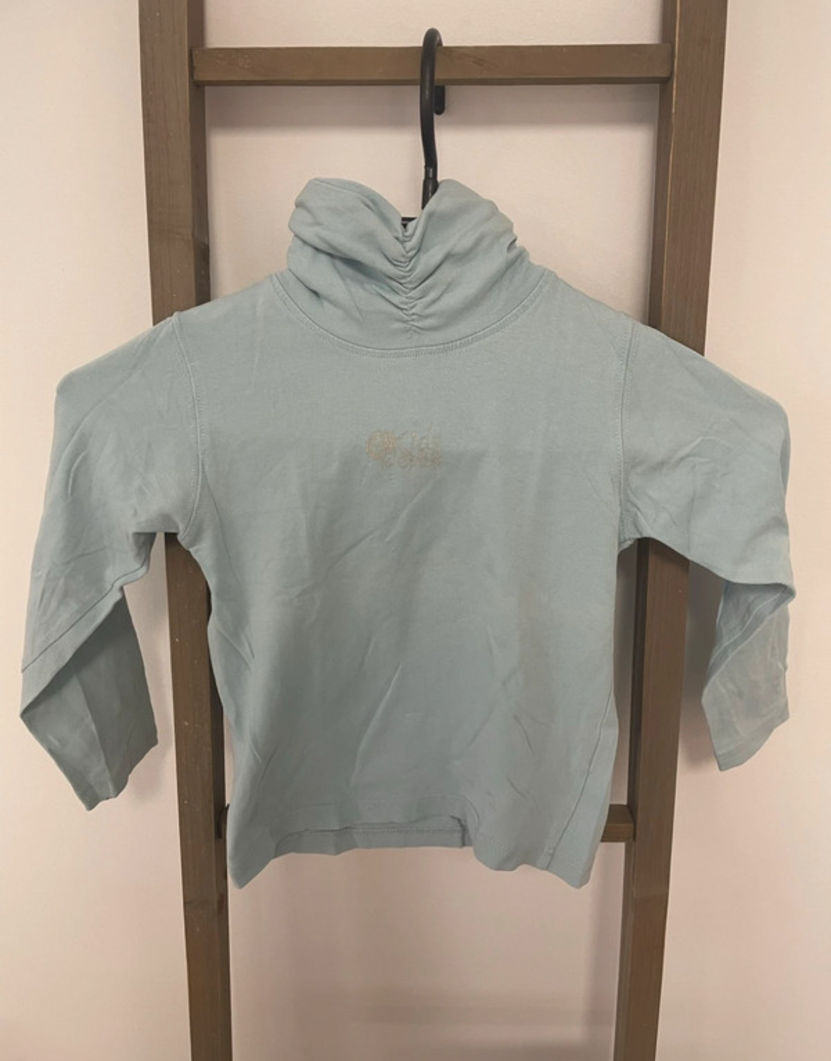 Pull col roulé bleu ciel, Vertbaudet, 4 ans