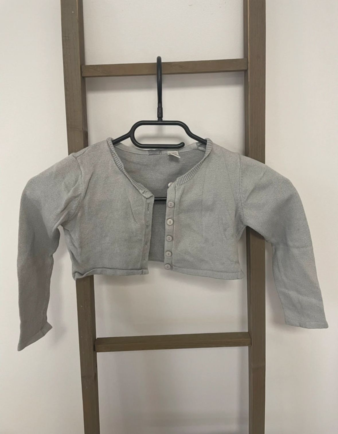 Bolero gris, Okaidi, 4 ans