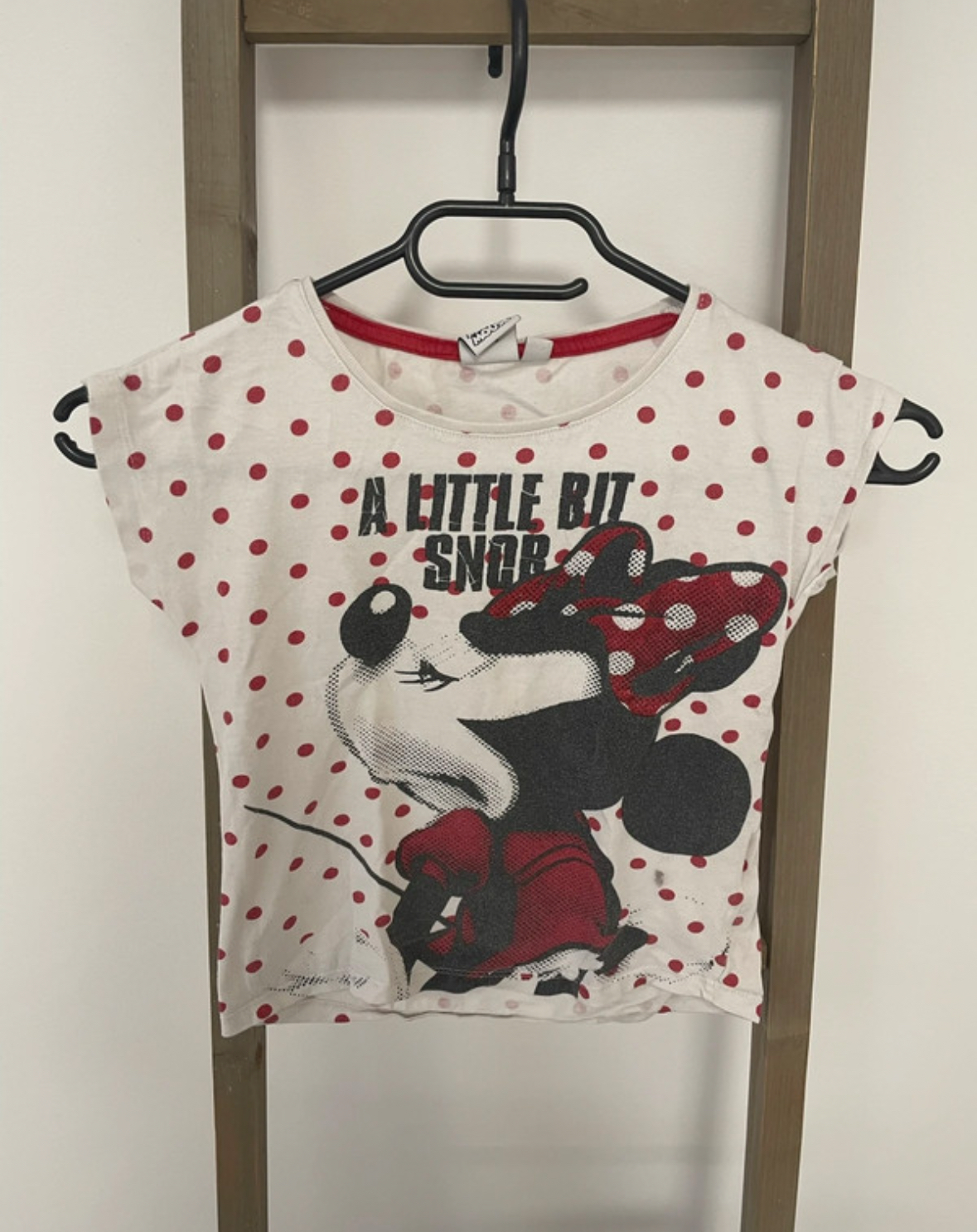 T-shirt Minnie blanc et rouge, Disney, 6 ans