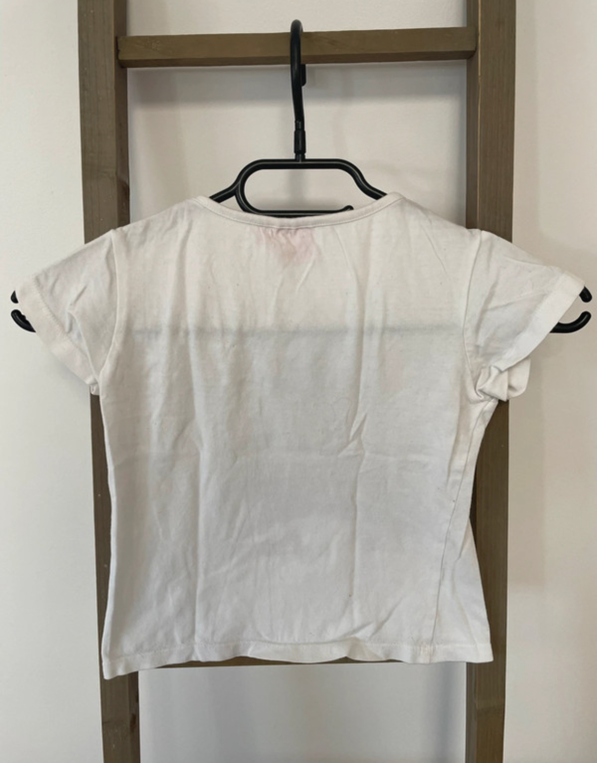 MCAL166 TSHIRT BLANC MIRACULOUS 6 ANS DOS