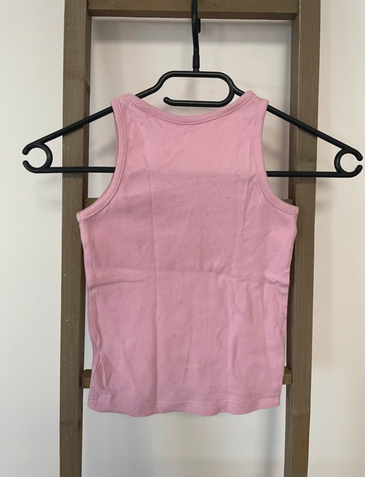 MCAL165 DEBARDEUR ROSE A MESSAGE 6 ANS DOS