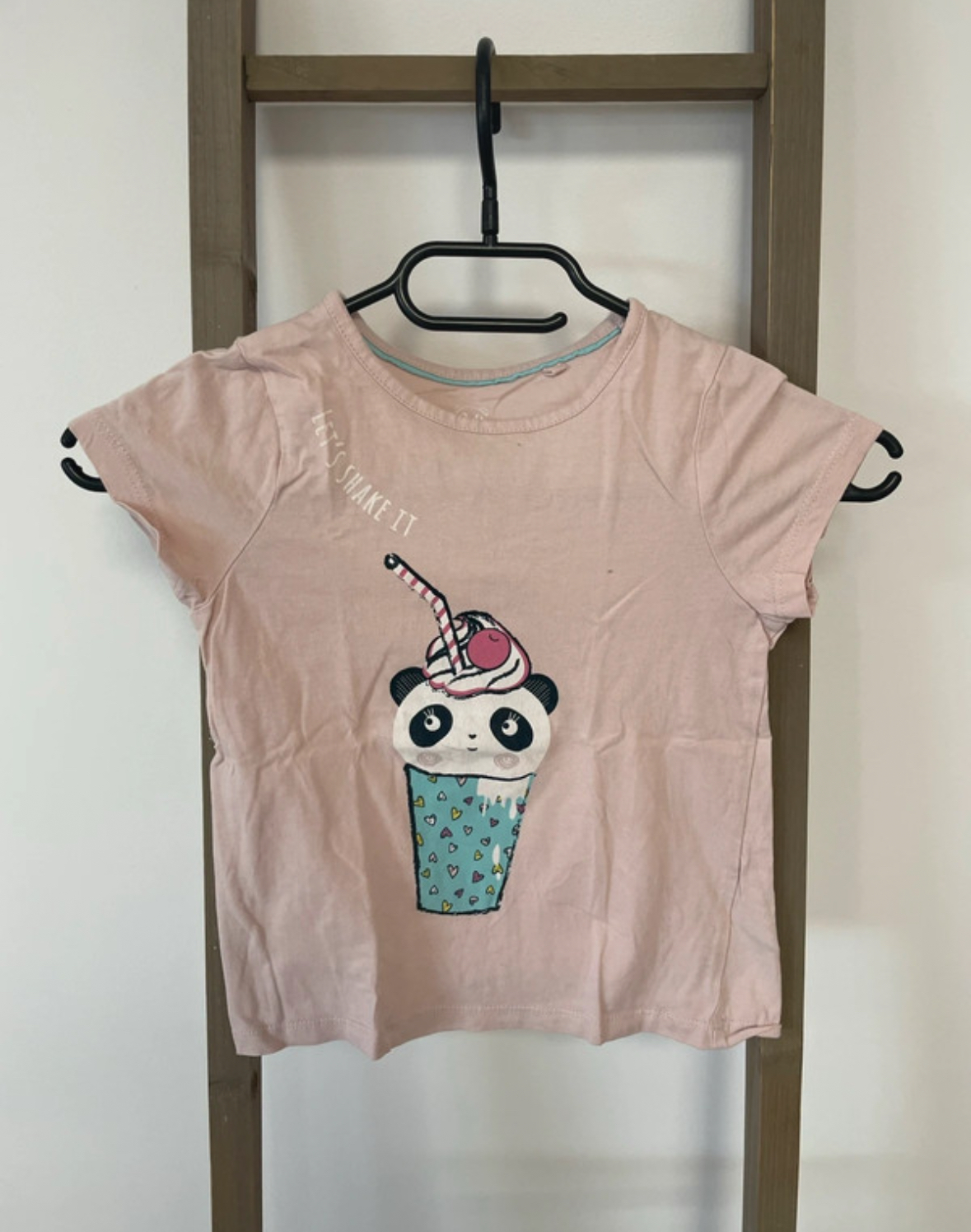 Tshirt rose panda, Lupilu, 3/4 ans
