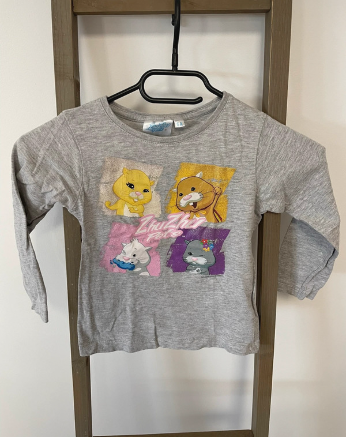 Haut de pyjama Zhuzhu gris, Zhu zhu pets, 6 ans