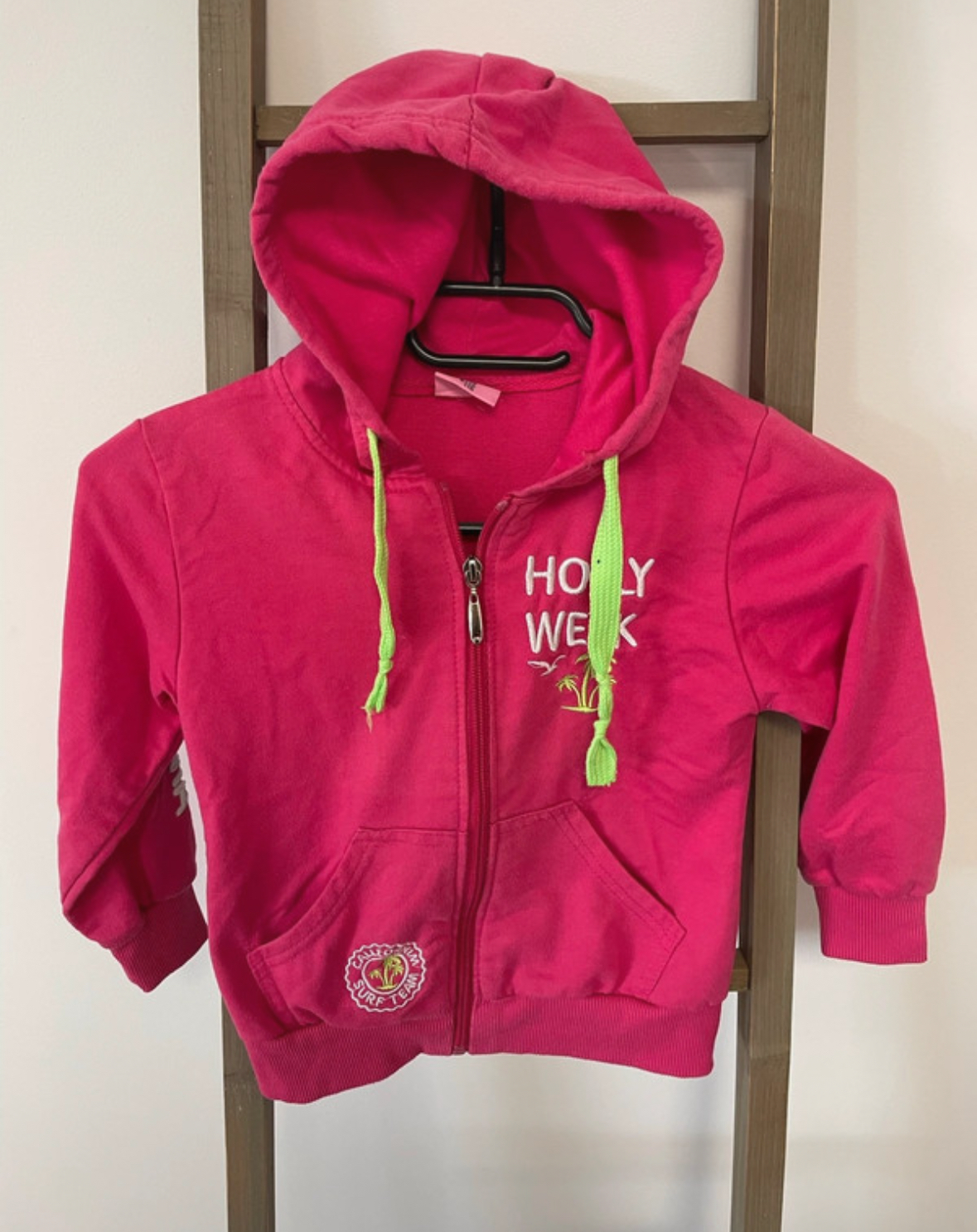 Gilet rose à capuche, Miss Image, 6 ans
