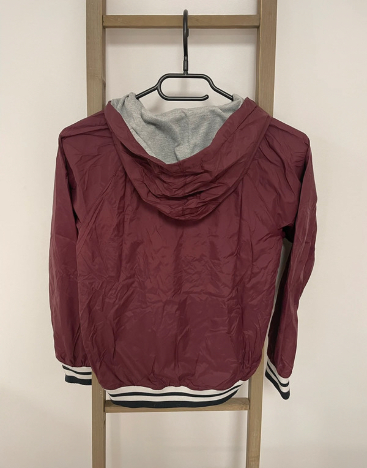 MPOI226 VESTE BORDEAUX BY KOOL 12 ANS DOS