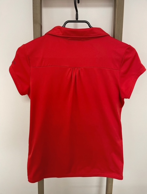 MCAL215 TSHIRT ROUGE AVEC COL DECATHLON M DOS