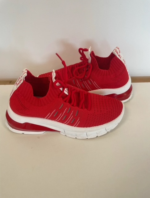 EVIC01 SNEAKERS ROUGES ACTIVE FASHION 37 COTE