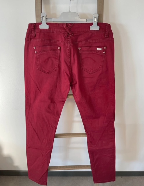 EVIC38 JEAN BORDEAUX ADORAS 38 40 DOS