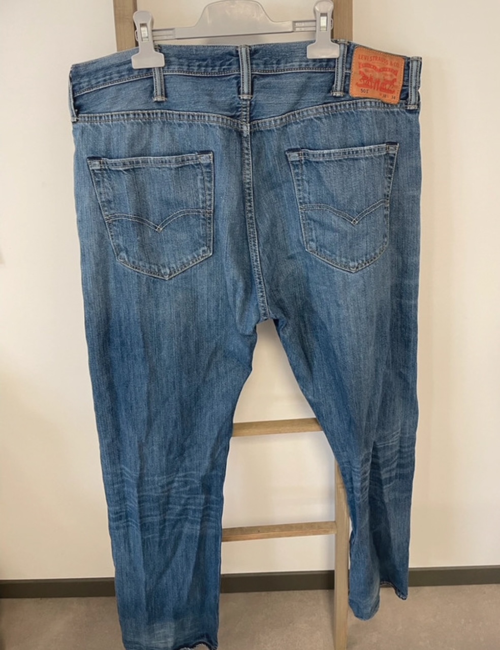 CDAV137 JEAN BLEU LEVIS W38L34 DOS