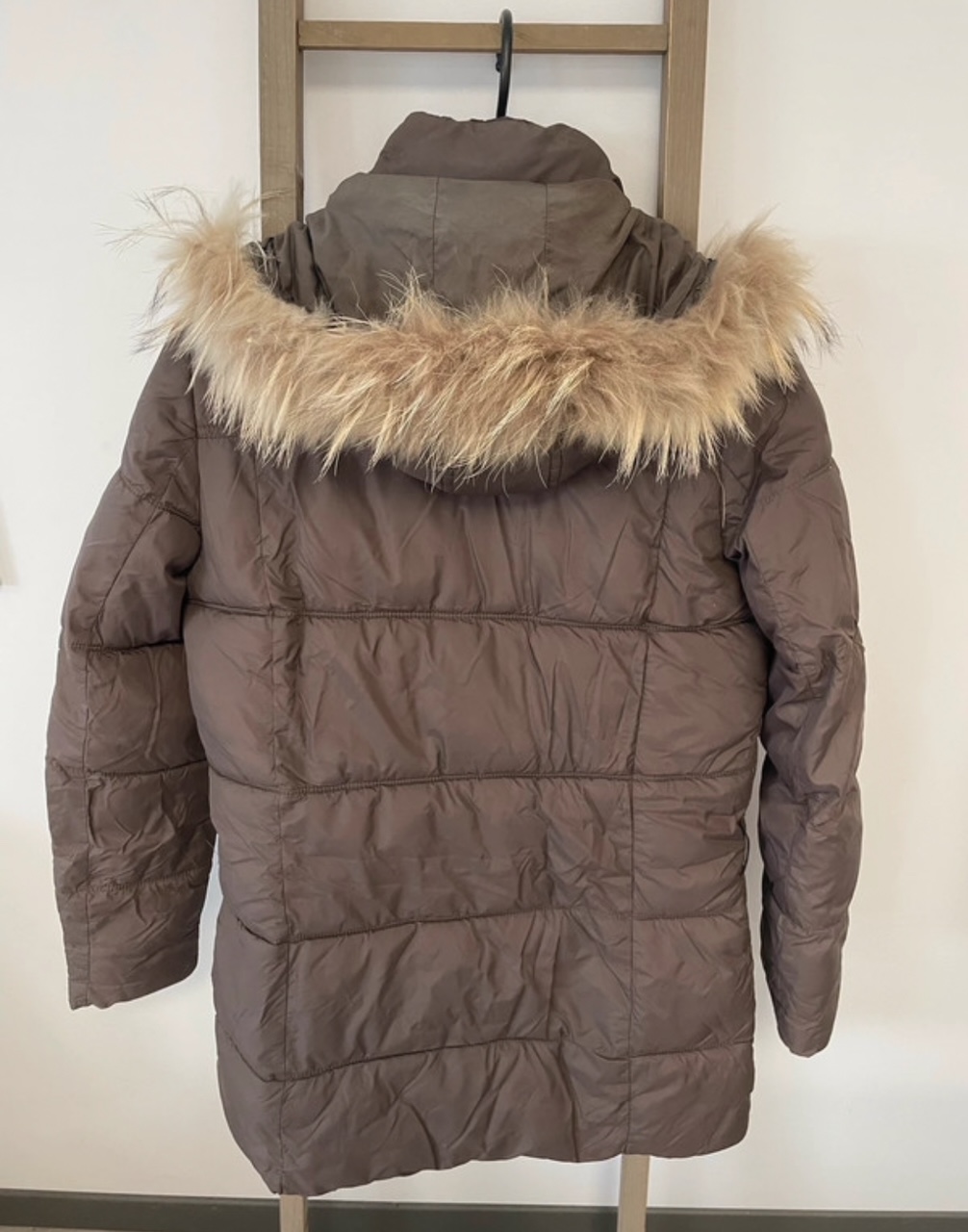 CDAV139 MANTEAU MARRON MI LONG KAPORAL M DOS