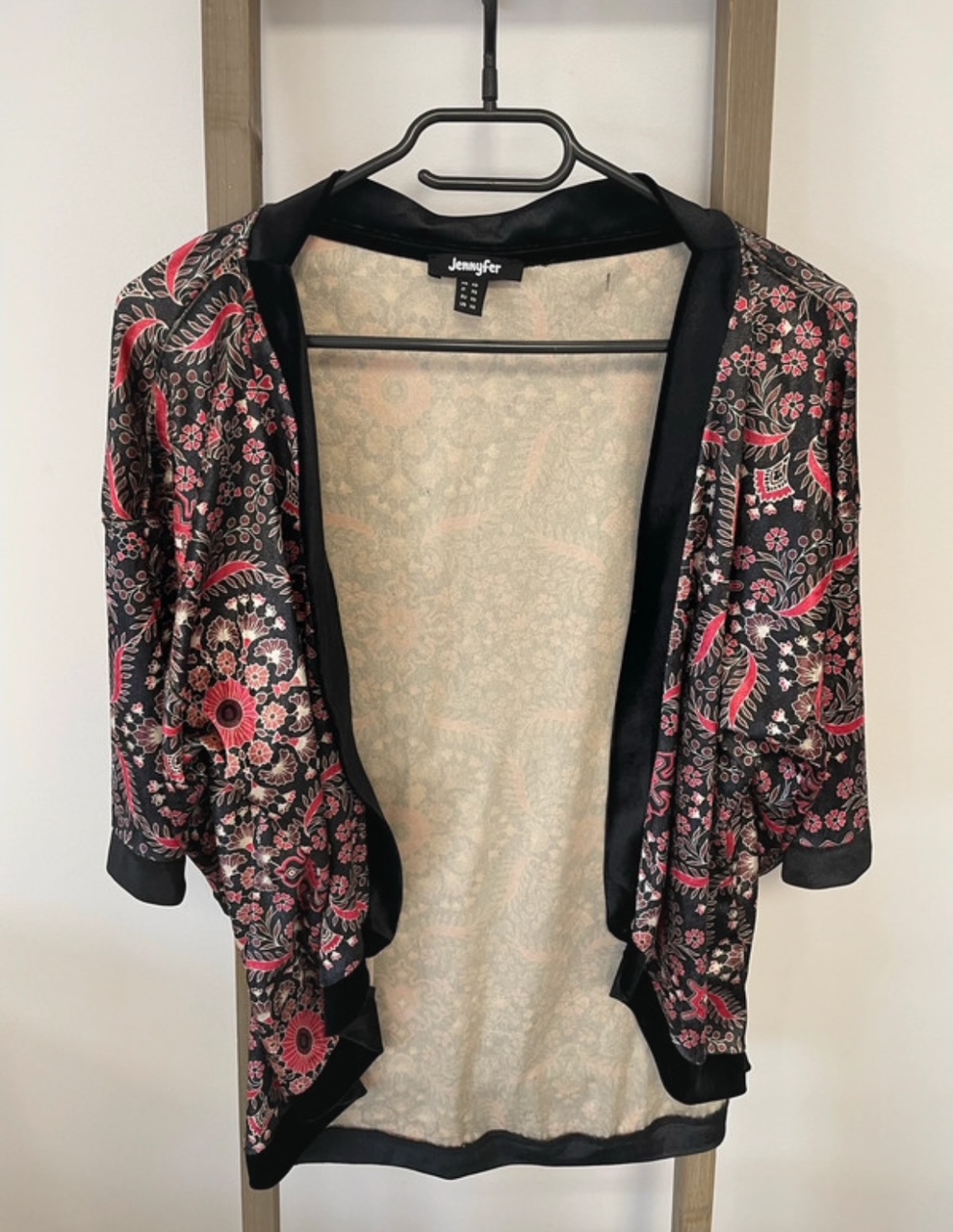 Gilet noir et rose, Jennyfer, XS