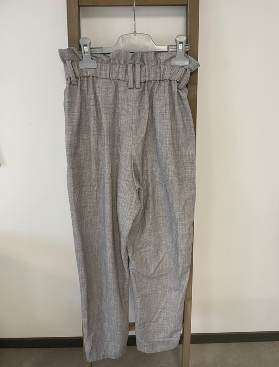 CDAV168 PANTALON TAILLE HAUTE GRIS H&amp;M 38 DOS