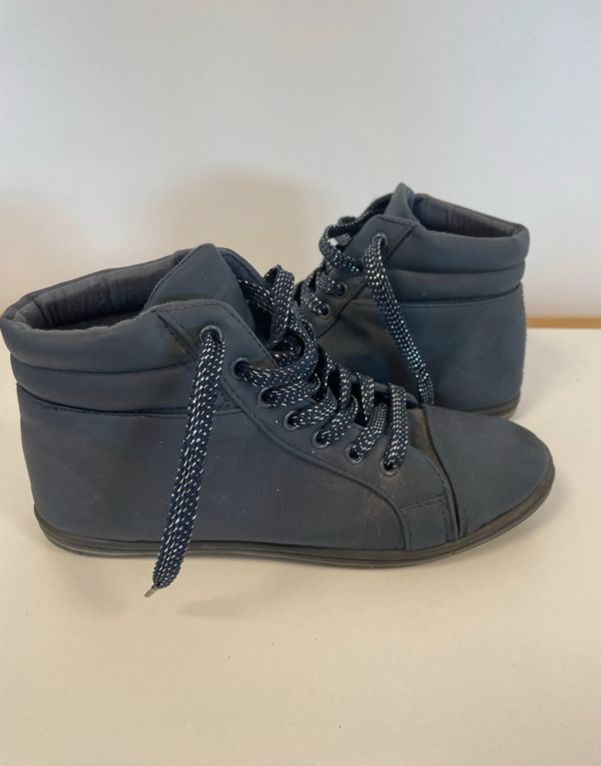 Baskets montantes bleu marine, Merry scott, 37