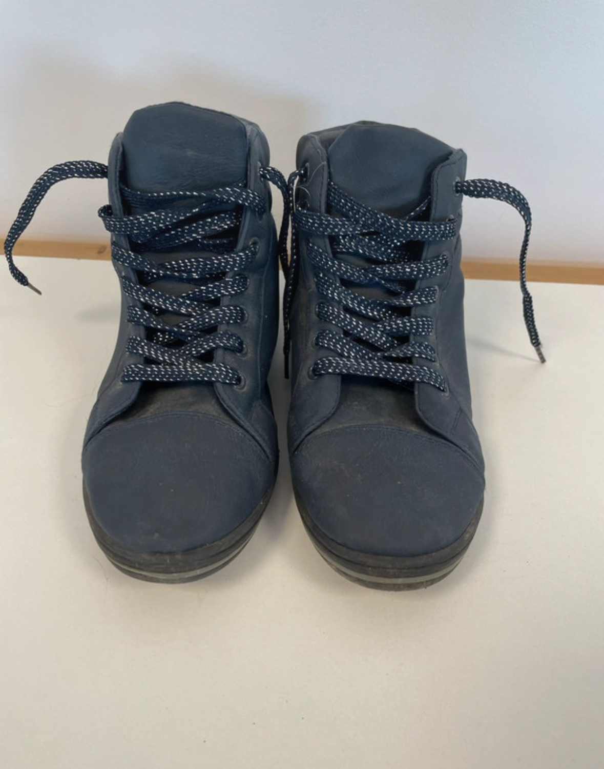 CDAV200 BASKETS MONTANTES BLEU MARINE MERRY SCOTT 37