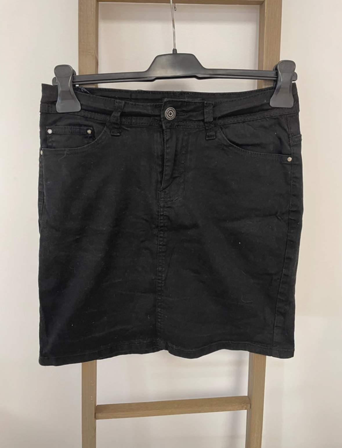Jupe en jean noir, Bs jeans, 38