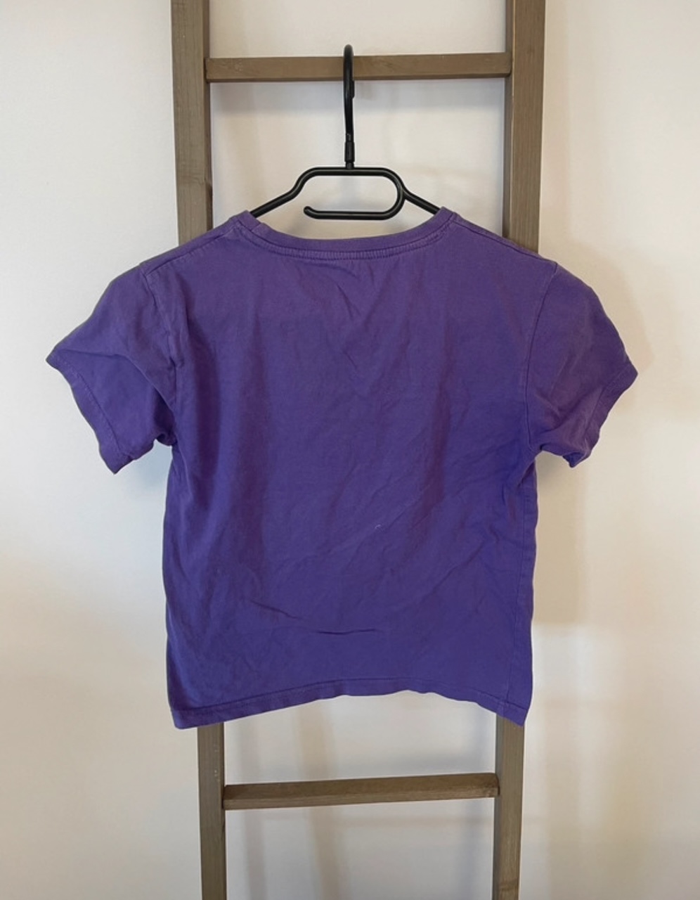 PCAR12 TSHIRT VIOLET TETE DE MORT GEMO 10 ANS DOS