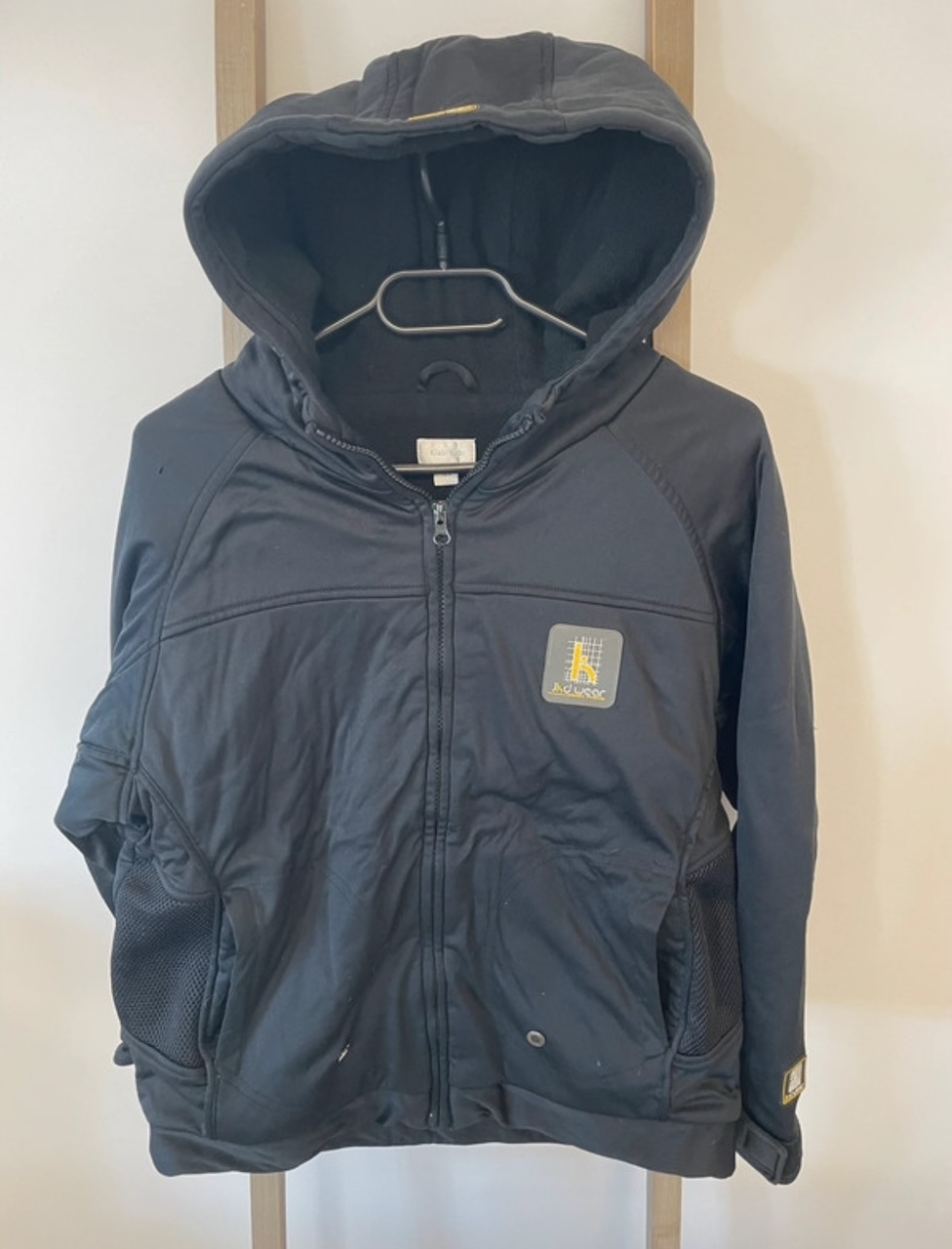 Veste noire à capuche, Kiabi, 14 ans
