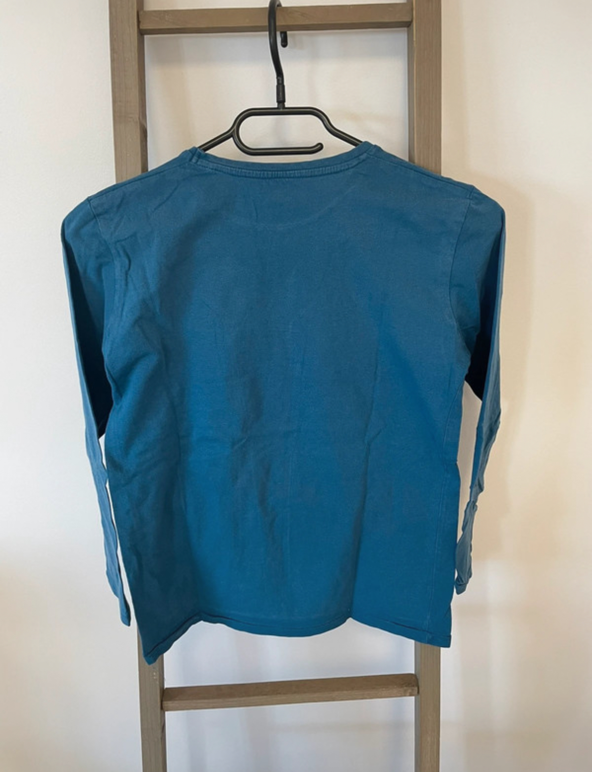 PCAR57 TSHIRT BLEU MANCHES LONGUES ANGRY BIRDS ZARA 9 10 ANS DOS