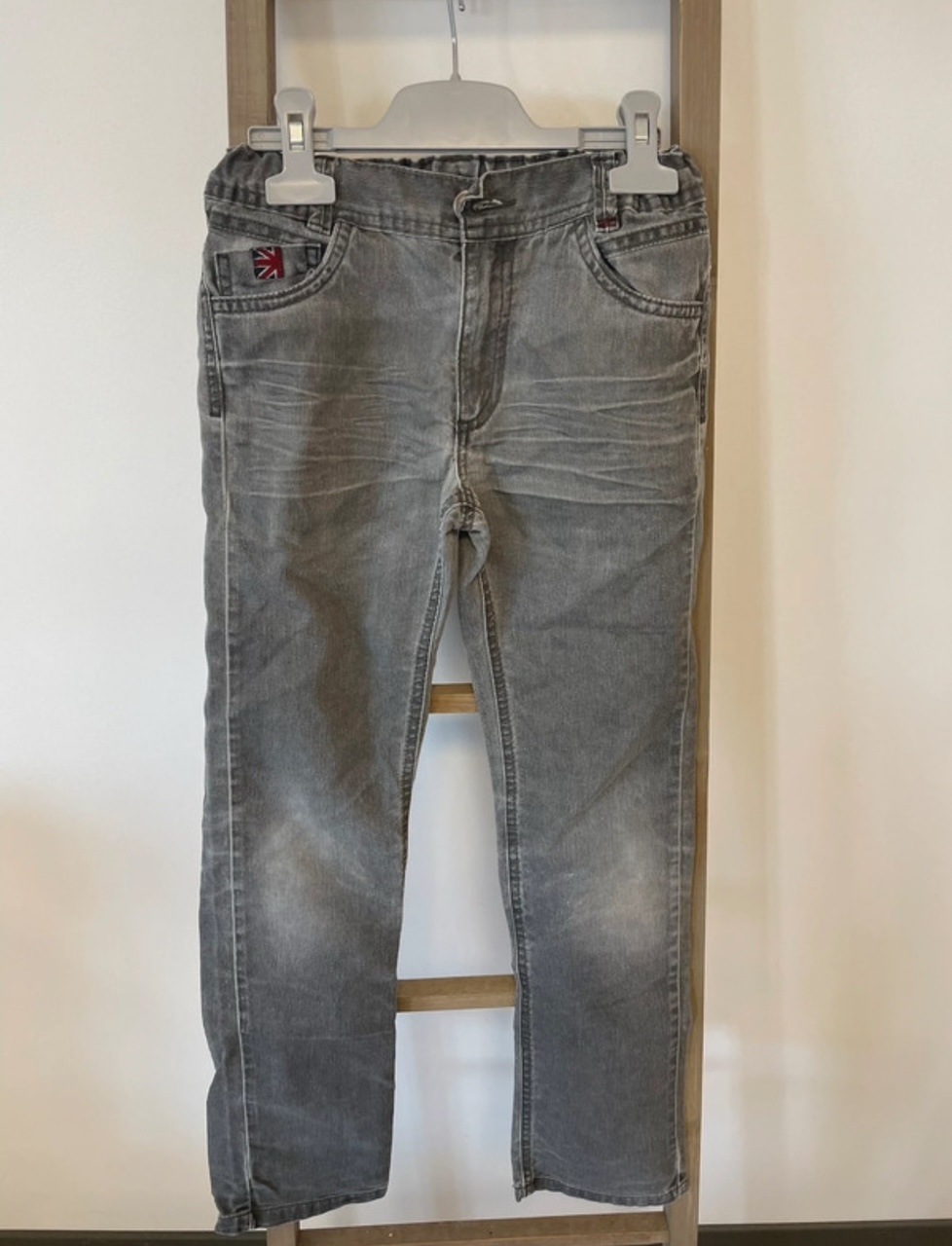 Jean gris coupe droite, Tape à l\'oeil, 10 ans