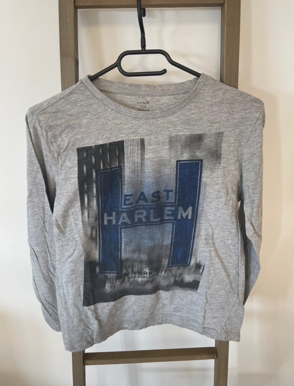 Tshirt manches longues gris East Harlem, Kiabi, 12 ans