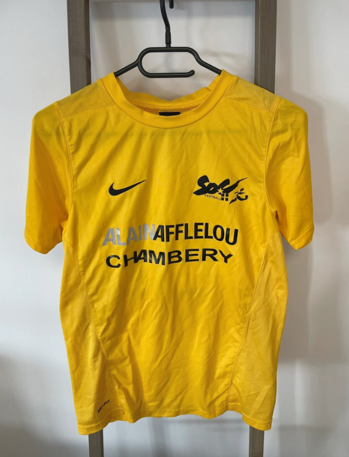 Maillot de foot jaune du SOC, Nike, 12/13 ans