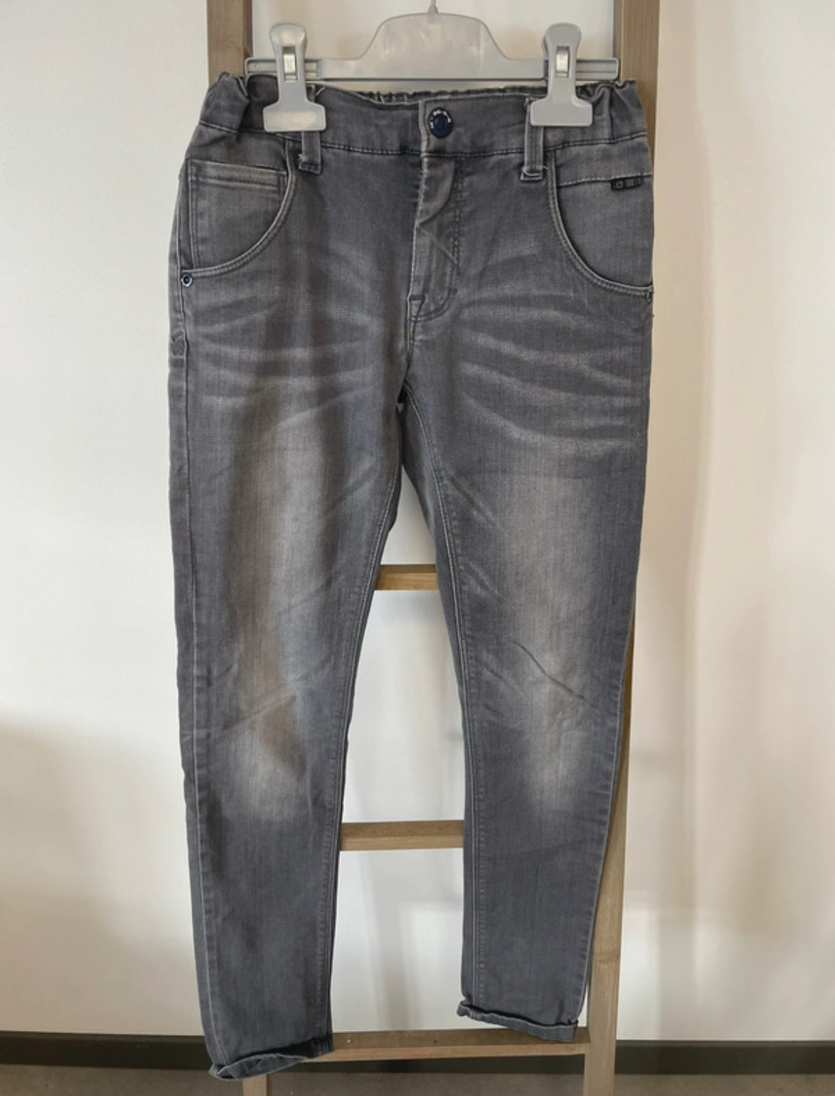 Jean gris coupe droite, Name It, 11 ans