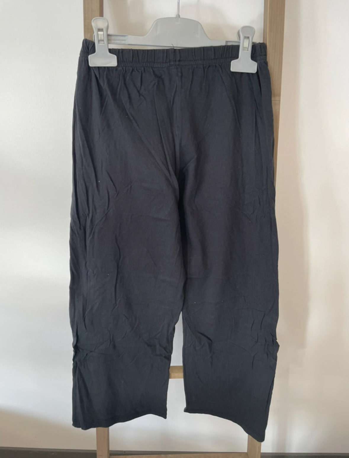 PCAR125 PANTALON DE PYJAMA NOIR 10 ANS DOS