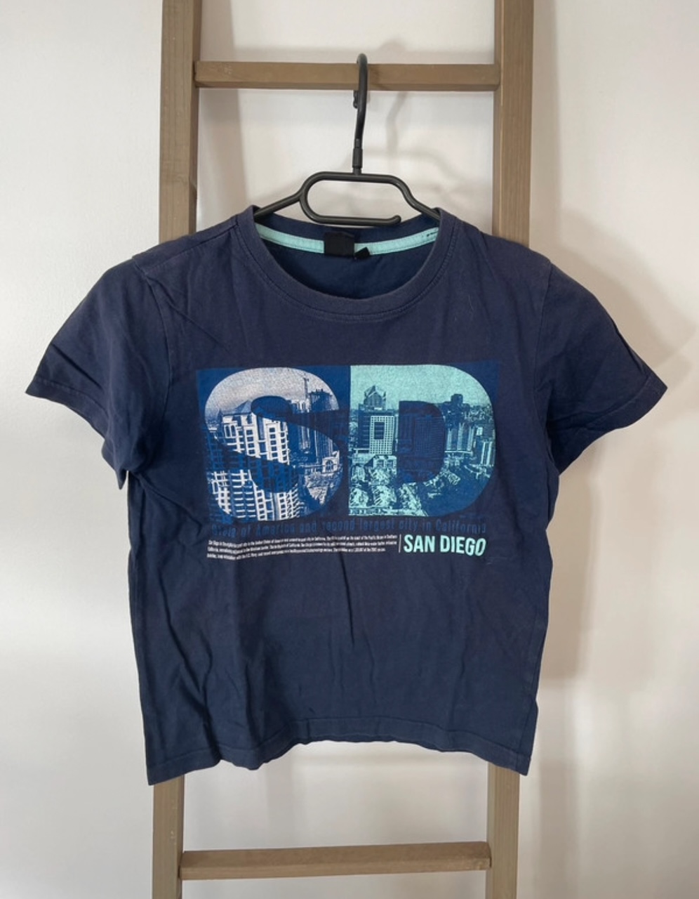 Tshirt, bleu marine, San Diego, By kool, 10 ans
