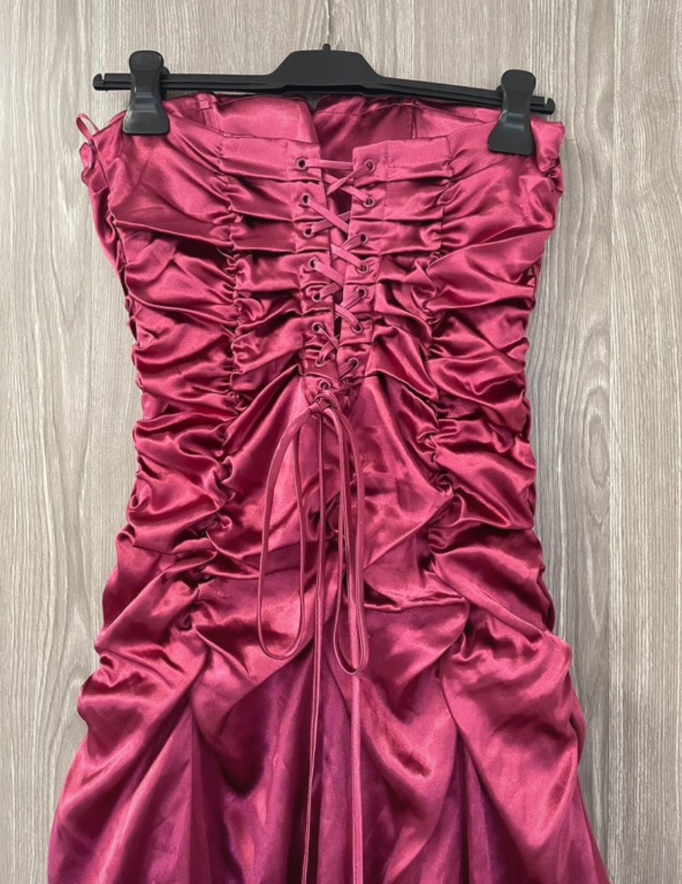 PCAR143 ROBE DE SOIREE FUSCHIA JUJU &amp; CHRISTINE 38 40 DETAIL DOS