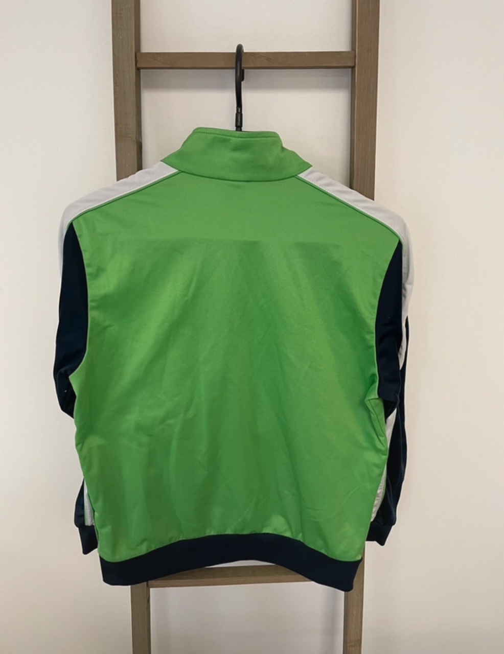 VGIR02 VESTE DE SURVETEMENT VERT DOMYOS 14 ANS DOS