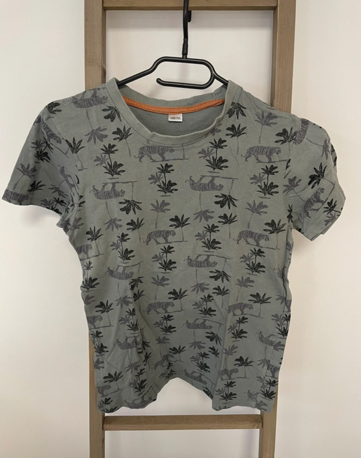 Tshirt gris tigre, Zeeman, 158/164 cm