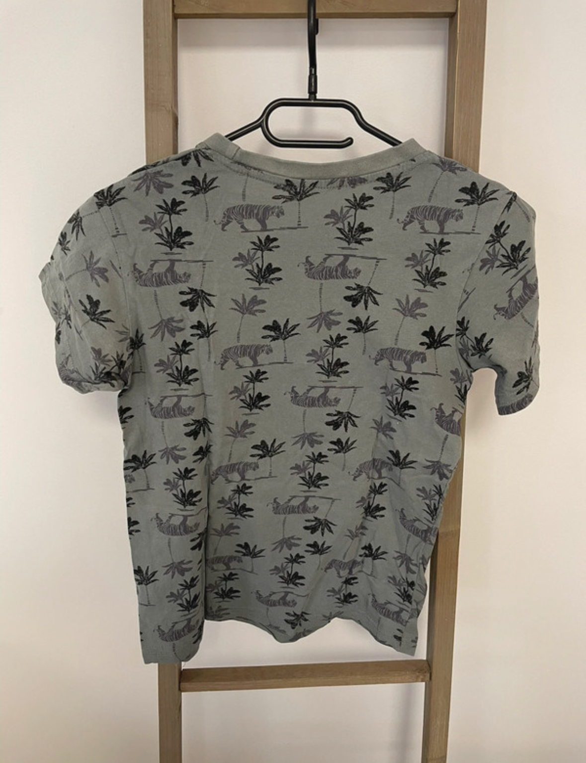 VGIR05 TSHIRT GRIS TIGRE ZEEMAN 158 164 CMS DOS